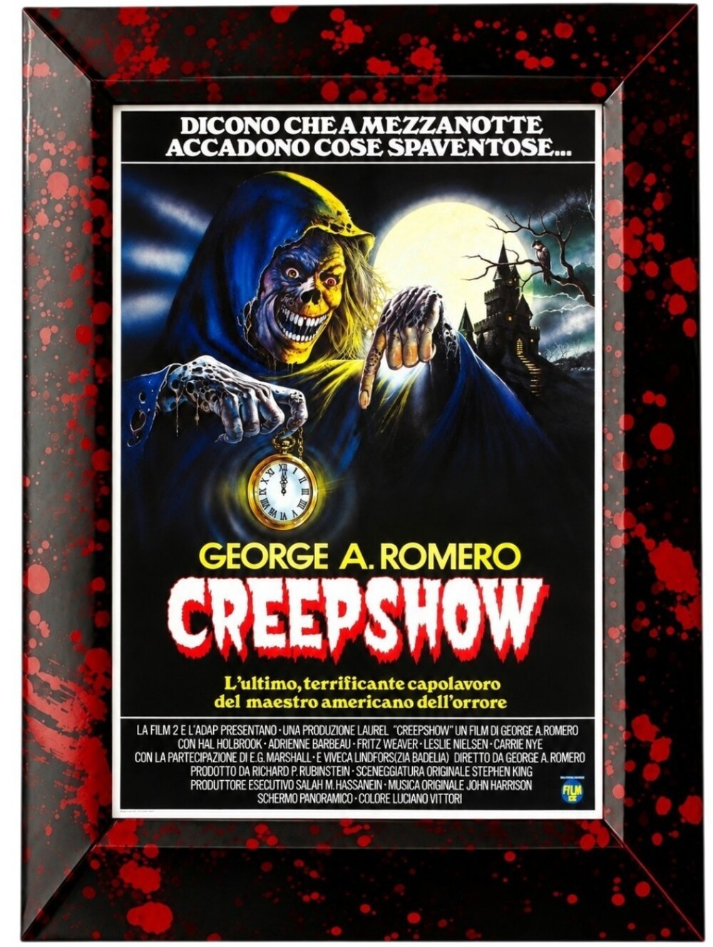 Creepshow Spanish Poster 90s Horror Movie Halloween Thriller Vamp Goth Frame Art
